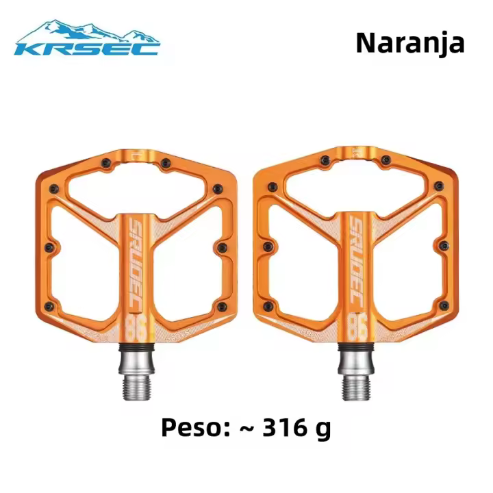 Pedal De Bicicleta De Montaña Con Rodamiento Sellado Alta Resistencia Antideslizante Para MTB Y Bicicleta De Carretera GOLDIX Ultraligero De Aluminio - 1