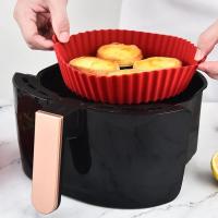Silicona Air Fryer Fundas De Olla Repuesto Para Papel Encendido Alimentos Accesorios De Horno Reutilizable Bandeja De Hornear - details 10