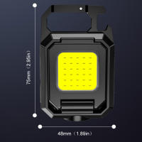 Luz De Cadena XPE 1000LM COB LEDLinterna De Bolsillo Recargable 800mAh Tipo-C Impermeable IPX4 Para Camping Y Senderismo Al Aire Libre - details 7