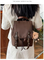 Mochila de mujer de gran capacidad, moderna y versátil, de tendencia atmosférica, duradera, sencilla, con múltiples bolsillos, para viajes de mujer. - details 12