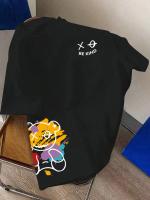 Camiseta De Hombre Estilo Casual Con Diseño De Oso Minimalista Transpirable Y Suave Para Verano T-Shirt Oversize Con Estampado De Muñeca - details 17