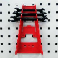 Organizador De Llaves Rojo En Plástico Rack De Almacenamiento Para Herramientas Soporte Para Llaves Estándar Organizador De Sockets - details 2