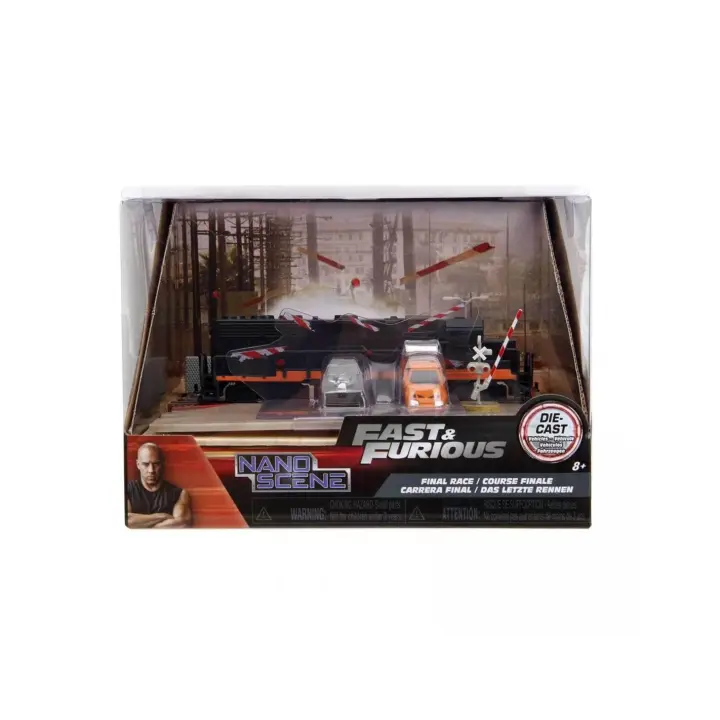 FAST & FURIOUS CARRERA FINAL DIORAMA NANO SCENE JADA TOYS DIECAST - 1