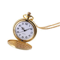 Reloj De Bolsillo Vintage Sencillo Con Cadena Colgante Cuarzo Aleación De Metal De Color Sólido Reloj Clásico De Gran Tamaño Para Hombres Y Mujeres - details 2