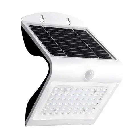 Elbat aplique led solar - 4w - 500lm - doble iluminacion - color blanco - 1