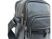 DL-66 Bolso de hombro de cuero genuino para hombre, bandolera Vertical de piel auténtica multibolsillo - details 6