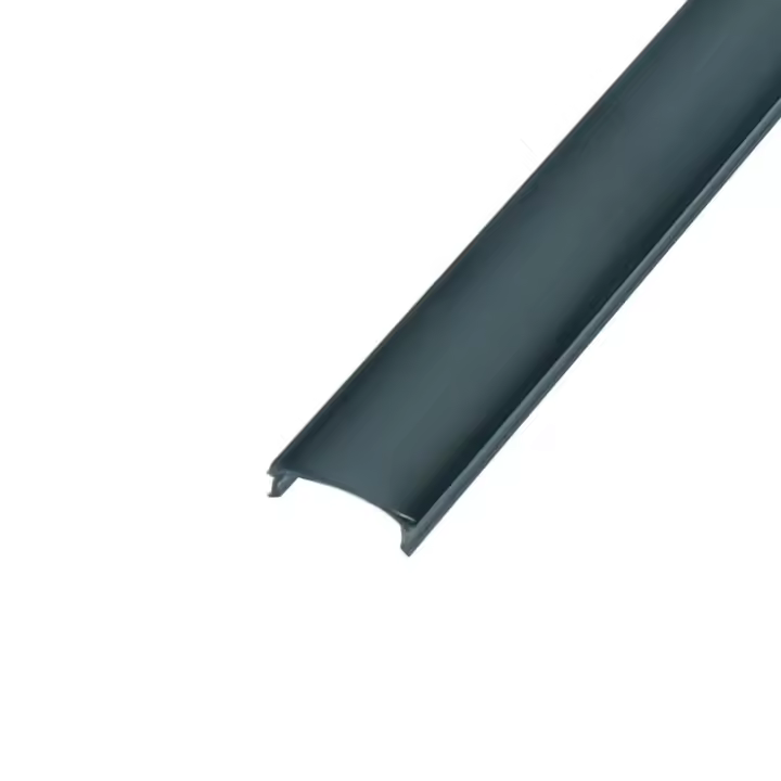 IluminaShop - Difusor Negro para Perfil de Aluminio 15mm 2 Metros - 1