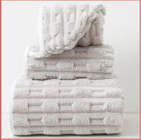 Nuevo producto, toalla de baño de terciopelo de bambú para lavar la cara, toalla de baño, gorro para secar el cabello, juego de toallas suaves y absorbentes para el hogar - details 0