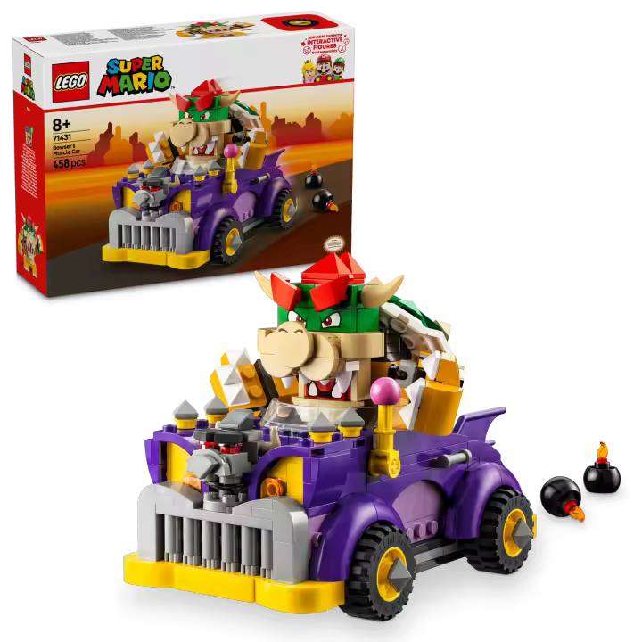 Set de Expansión: Coche monstruoso de Bowser - LEGO 71431 - 1
