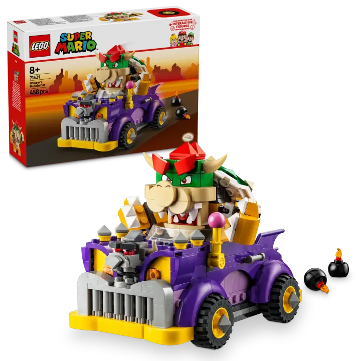 Set de Expansión: Coche monstruoso de Bowser - LEGO 71431 - 1