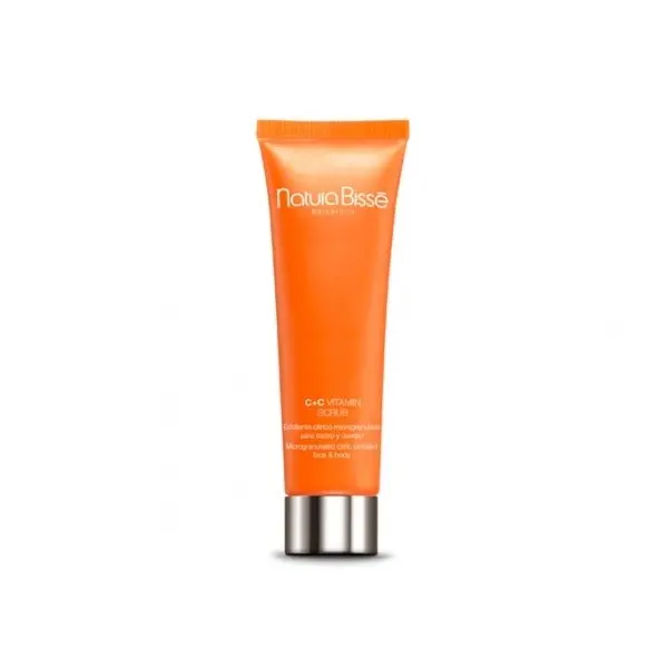 C+C Vitamin scrub Natura bisse Exfoliante citrico vitamina c microgranulado para rostro y cuerpo 100 ml - 1