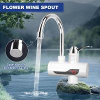 Grifo con calentador de agua instantáneo,Calentador de agua eléctrico instantáneo, Grifo LED de 360°, Grifo de agua fría y caliente para Caravana, Jardín Vegetal-A2 - details 3