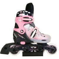 Patin Infantil Quad Ajustables Park City en color rosa - details 0