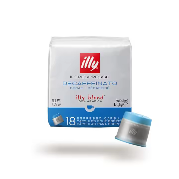 Café illy Iperespresso Descafeinado 18 Cápsulas 100% Original - Café' Diem - QUMIR - 1