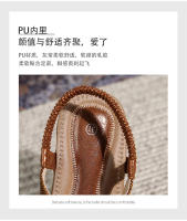 Nuevos zapatos de playa de alta gama de verano, ligeros, de lujo, a la moda, con diamantes de imitación, zapatos casuales para mujer, sandalias planas con banda elástica y punta con clip - details 3