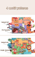 Libro De Tela Para Bebés 0-36 Meses Juguete De Aprendizaje Temprano Sensación Táctil Interactivo Para Padres E Hijos Regalo Para Niños Pequeños - details 1