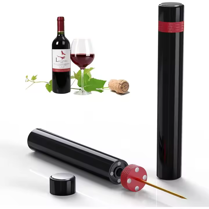 Sacacorchos Vino Profesional, Abrebotellas Vino Abrebotellas de Presión de Aire Abridor de Vino, Abridor de Acero Inoxidable - 1