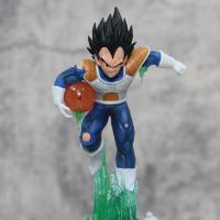 Figura De Colección Dragon Ball Z 25cm Super Saiyan Vegeta Anime PVC Luz Interiorizable Modelo Figura De Decoración Regalo - details 12