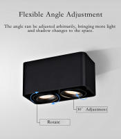 Spotlight GU10 COB Instalación En Superficie Estilo Nórdico Sin Bombilla Ajuste De 30 Grados Lámpara De Techo Para Familia Y Tienda - details 2