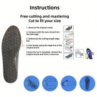 Nuevos Insoles De Terapia Magnética Con Masaje Magnetismo En El Pie Insoles De Acupresión Para Deportes Al Aire Libre Suaves Adecuados Para Un Amplio Rango De Forma De Zapato - details 3