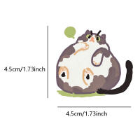 50PCS Pegatinas Creativas Y Lindas De Gato Versátiles Para Decorar Equipaje Teléfono Móvil Y Estuche Personalizado Impermeables - details 3