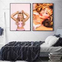 Póster Self-adhesivo De Moda Moderna Con Imagen De La Cantante Sabrina Carpenter Decoración Para Pared De Café Bar Restaurante - details 3