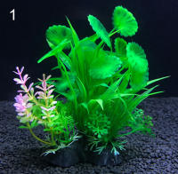 Plantas Artificiales Para Acuario 12 Tipos Adornos De Agua Maleza Ornamento De Planta Aquática Para Tanque De Peces Decoración De Hierba Accesorios 14cm - details 3