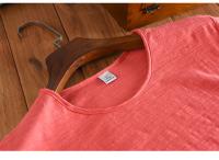 Camiseta De Algodón Suave Para Hombre Verano Estilo Italy Casual Cuello Redondo Manga Corta Transpirable Ropa De Marca - details 16