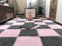 Carpetas De Piso De 20 Piezas Estilo Ins Para Habitación Dormitorio Y Sala De Estar Resistentes a Manchas Y Splicing Tamaño 30x30 Cm Para Niños - details 12
