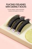 1PCS Herramienta Esencial De Estación Para Pestañas Acrílicas Reutilizables 2 En 1 Soporte Para Pestañas Falsas Y Portador De Pegamento Para Ojos - details 7