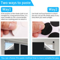 Cortina De Viaje Portátil Y Desmontable 100% Negra Para Bloquear Luz Film Para Ventana No Perforante Sin Taladro Teléfono Negro Moderno Para Sala De Estar Hogar - details 5