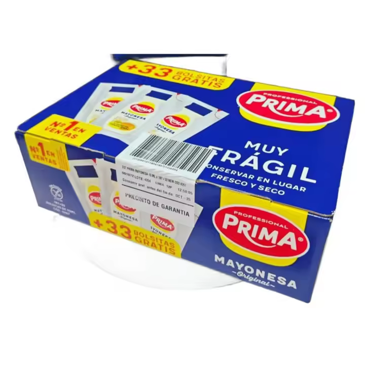 Mayonesa prima Original sobre individuales 187+33 - 1