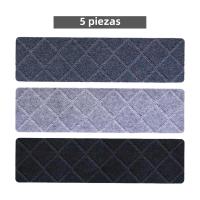 5x Alfombras Antideslizantes Para Escaleras Interior Antideslizantes Para Madera Pasos Para Mascotas Niños Ancianos Alfombras De Piso Interior Reutilizables Protector De Pasos - details 1