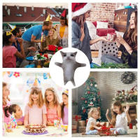 Juguete De Gato Divertido Y Feliz En Peluche Animal De Muñeco Suave Para Niños Y Adultos Regalos De Cumpleaños Y Navidad Accesorio De Sueño Interactivo - details 3