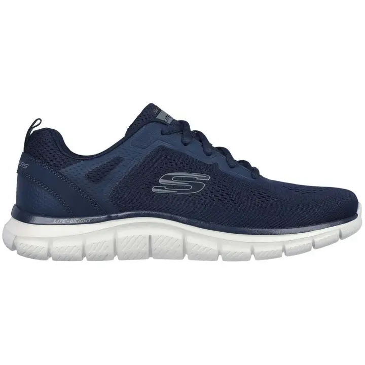 Zapatillas Skechers Track - Broader Hombre Navy Mesh/Pu - 1