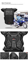 Chaleco De Motocross Para Niños WOSAWE Protección Corporal Anticaída Armadura De Hombro Y Espalda Para Racing - details 6