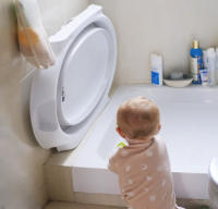 Asalvo Bañera Plegable para Bebés Curviflex - Diseño compacto válido desde recién nacido hasta 36 meses - Segura y adaptable - Fácil de guardar y transportar - details 1