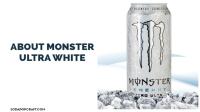 Monster Energy Nacional ULTRA WHITE 500ML bebida energeticas sin azucar caja 24 unidades - details 1