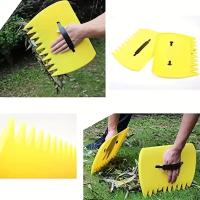 1 Par De Acrópolis Para Jardín Y Jardinería Herramienta De Limpieza Outdoor Cogedor De Hojas Y Residuos Coleccionador De Basura - details 1