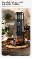 HiBREW H4A Máquina de Café Portátil para Coche de 80W con Caja de Regalo, Extracción a 15 Bar DC 12V, Cafetera de Cápsulas 3-en-1 Caliente/Fría - details 9