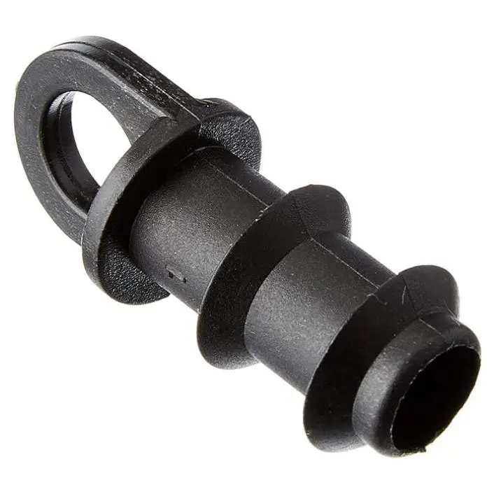 ABRISA - Pack 100 unidades - Tapónes para manguera de riego, 16 mm, Negro, - 1