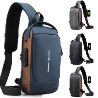 Bolsa De Pecho Para Hombre Con Cerradura De Contraseña Antirrobo Para Motociclista Deporte Al Aire Libre Correr Viaje Cruzbody - details 12