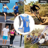 Mochila De Hidratación Ligera Para Running Senderismo Ciclismo Escalada Material De Nylon Resistente Al Desbordamiento Ideal Para Actividades Al Aire Libre - details 12