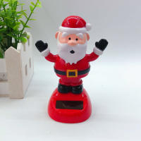 Nueva Llegada Adorno De Navidad Para Coche Muñeca Bobo Solar Creativa Decoración De Interiores Suministro Para Coche Adorno De Modelado De Navidad - details 5