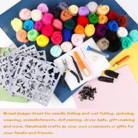 Kit Completo De Felteado a Puntas KRABALL Con Herramientas Y Suministros Lana De Felt Para Fabricación De Muñecas Artesanía DIY Accesorios De Tricoterapia - details 9