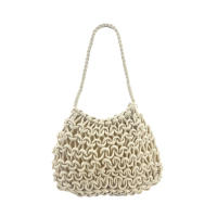MODELISA Bolso De Hombro Hobo Crochet Macramé Playa Estilo Casual Mujer - details 2