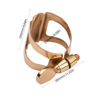 Ligadura De Saxofón Ajustable Con Un Tornillo Compacta Y Duradera Para Profesionales Compatible Con Alto Tenor Y Soprano - details 3