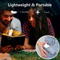Luz De Lectura Clip-on Recargable Por USB Con Timer Y 3 Colores 5 Niveles De Brillo Luz Nocturna Con Marcapáginas Para Libros - details 7