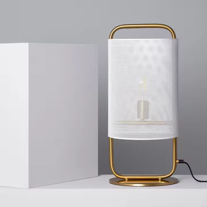 Lámpara de Mesa de Metal Ansa - 1