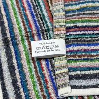 Paños de Cocina de Rizo Americano Kimbatex, Pack de 12 Paños 100% Algodón Absorbentes y de Secado Rápido, Made in Portugal 3 Modelos Lisos, Rayas Kimba, Rayas Multicolor. - details 8